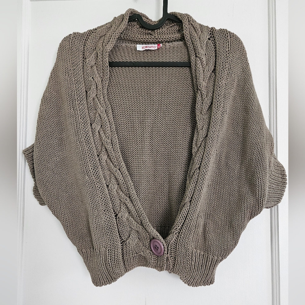 Kontatto Taupe Cardigan